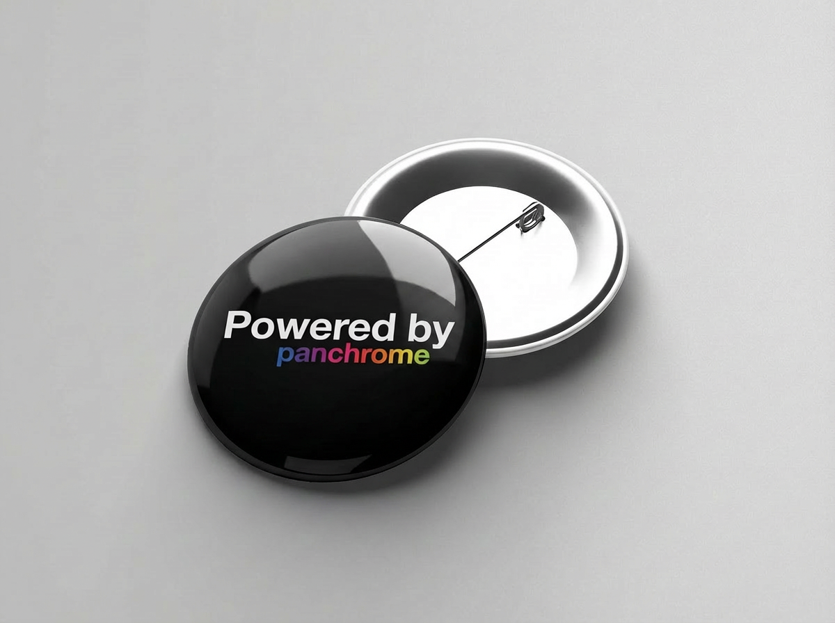 Powered Button Badge