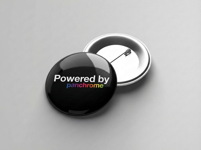 Powered Button Badge