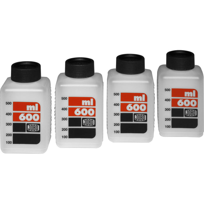 Jobo SKALED Bottles 600mL (4-Pack, White)