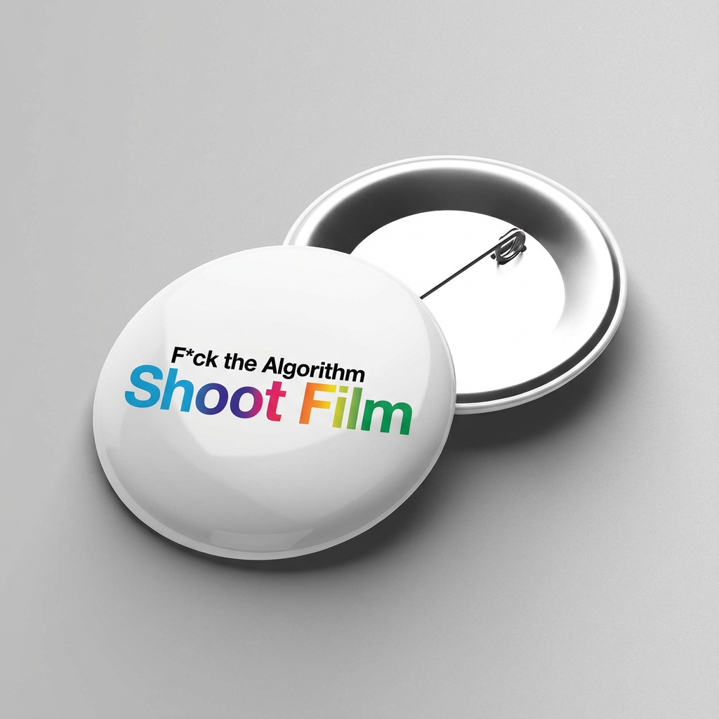 Shoot Film Button Badge